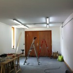 05-2014 - Installatie werk garage lampen aan!
